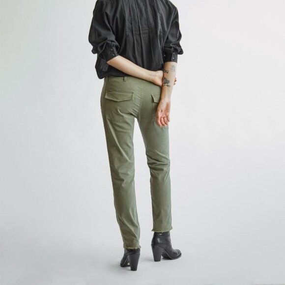 Nili Lotan Jenna Pant with Tape in Sage Size 4 - Picture 2 of 6